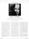 Isaac Stern Magazine Spread